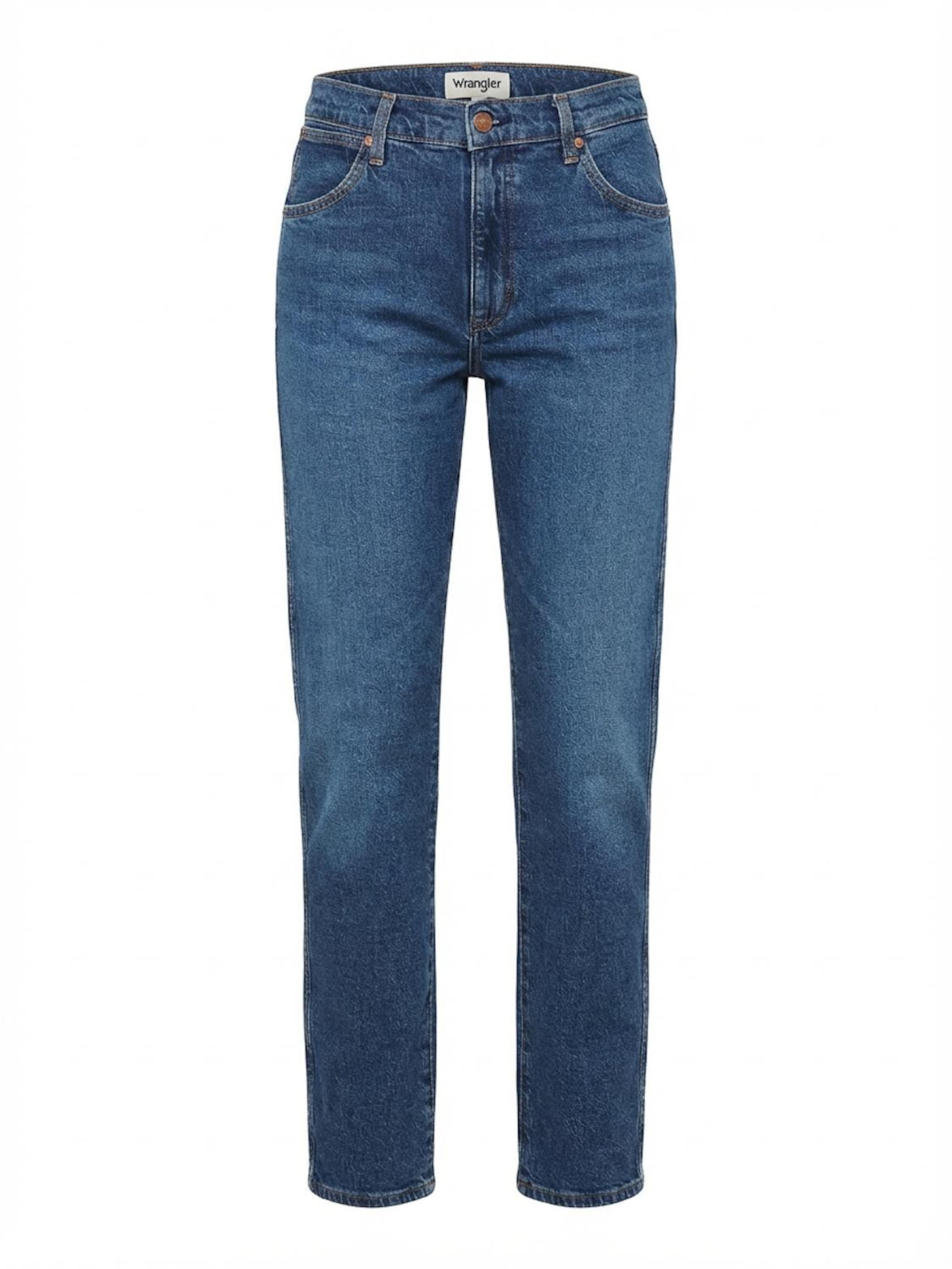 WRANGLER Jeans 'STRAIGHT SUNSET' in Blauw: voorkant