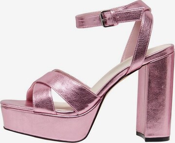 ONLY - Sandalias en rosa: frente