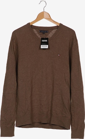 TOMMY HILFIGER Pullover XL in Braun: predná strana