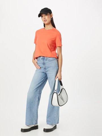 PIECES Shirt 'RIA' in Orange