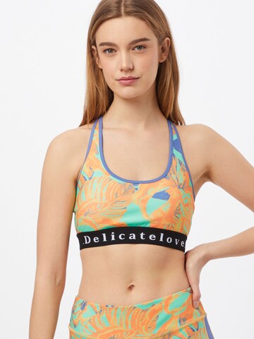 DELICATELOVE Bustier Sportmelltartók 'Shiva' - vegyes színek: elől