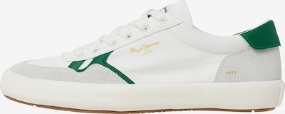 Pepe Jeans Sapatilhas baixas 'Travis Brit' em ouro / cinzento claro / verde / offwhite, Vista do produto