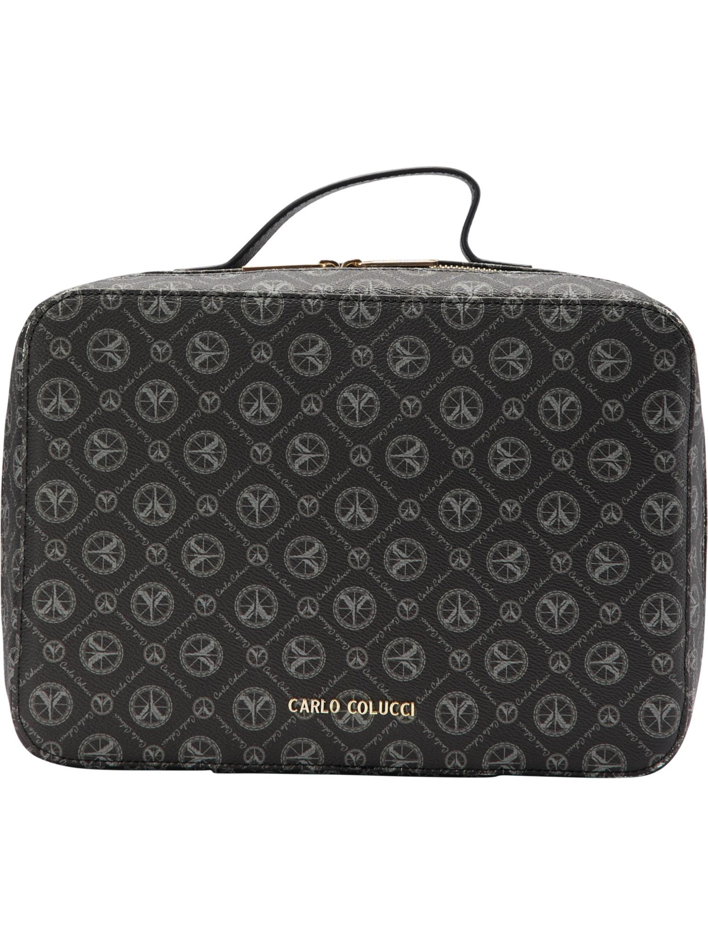 Carlo Colucci Toiletry bag ' Cramarossa ' in Black: front