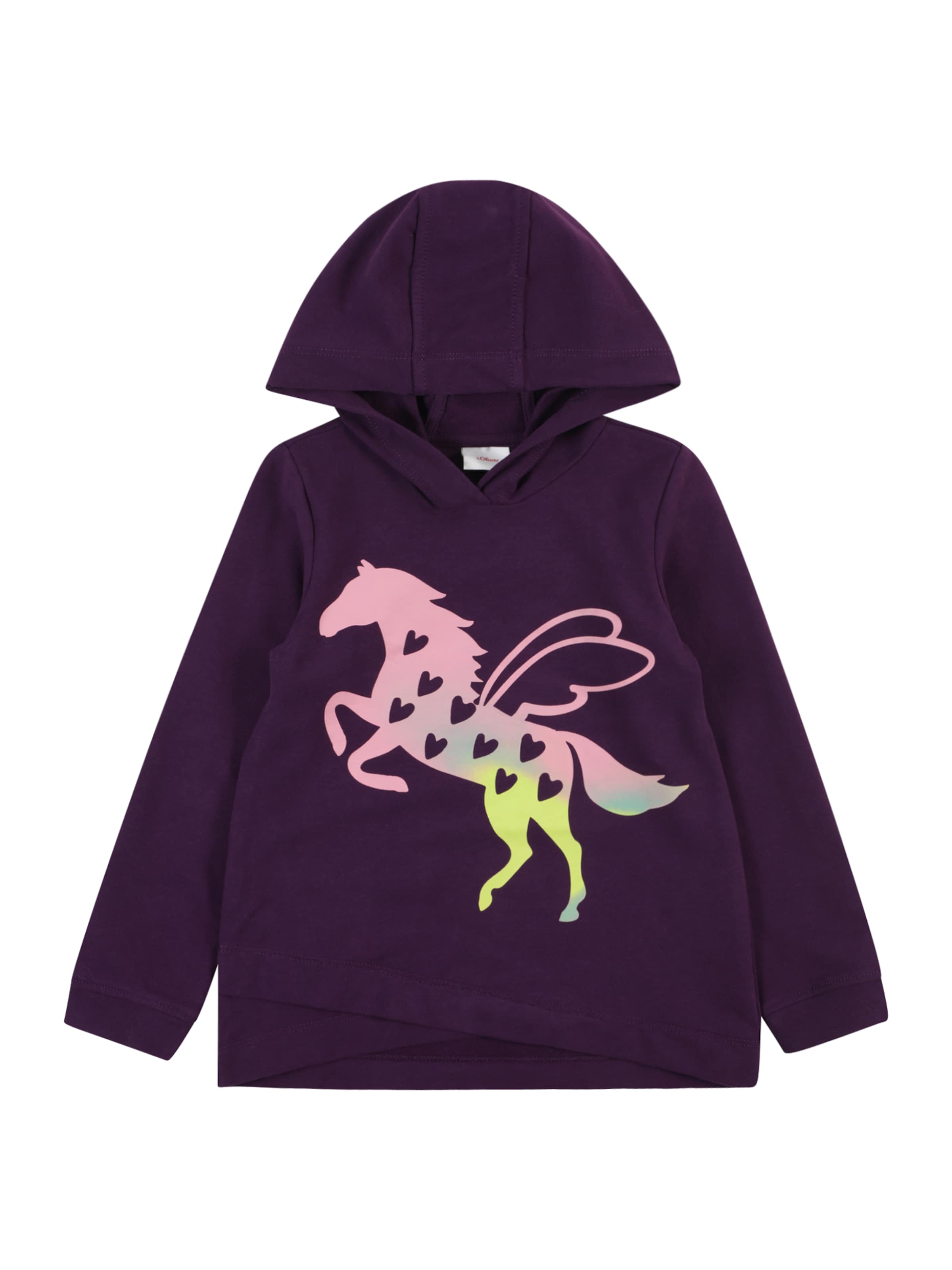 s.Oliver Sweatshirt in Lila: Vorderseite