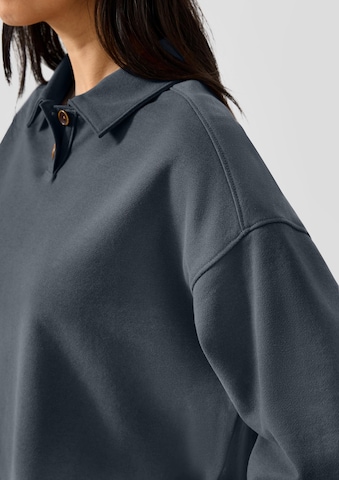 Sweat-shirt QS en gris