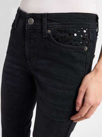 Cambio Slim fit Jeans 'Piper' in Black