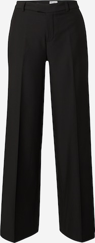 Twist & Tango Wide leg Trousers with creases 'Tracy' in Black: front