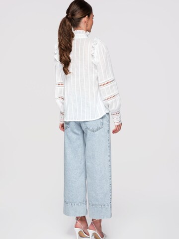 Camicia da donna di Ombre in bianco