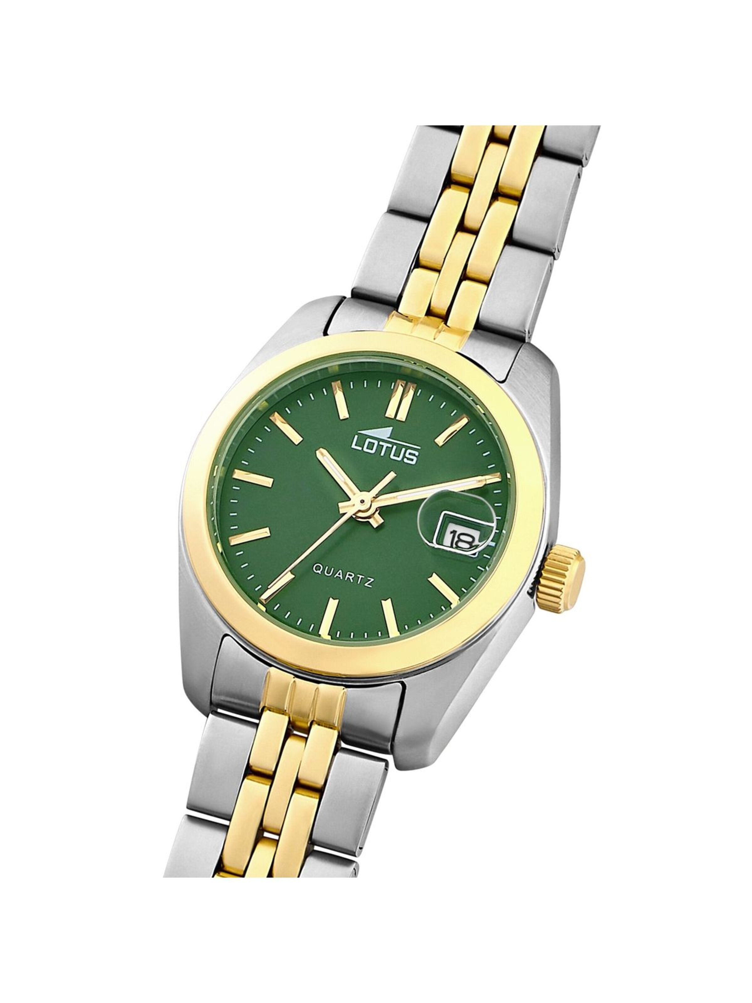 Montre à affichage analogique 'Lotus - Watch Old Money - Quartz watch movement - Watch case width: 26 mm' Lotus en vert