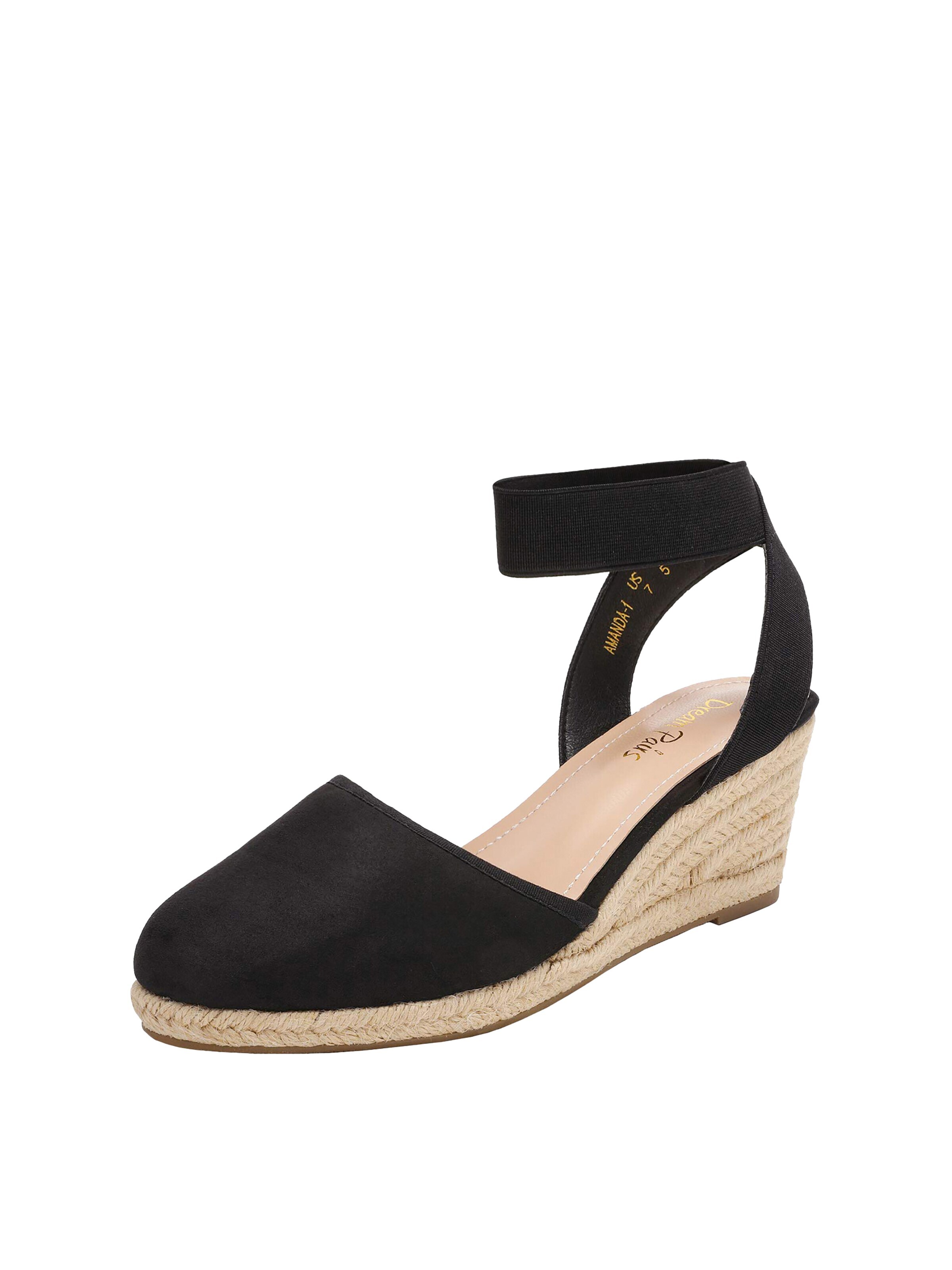 Dream Pairs Sandaal in Zwart: voorkant