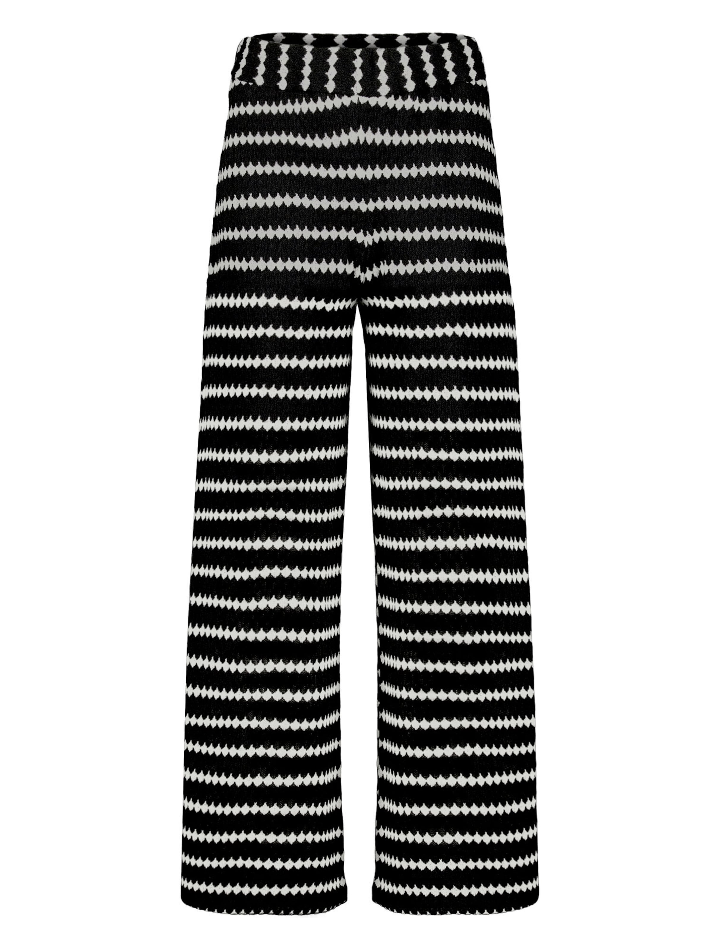 zero Regular Hose in Schwarz: Vorderseite
