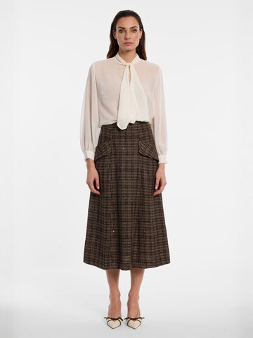 Ana Alcazar Skirt ' Enanora ' in Brown