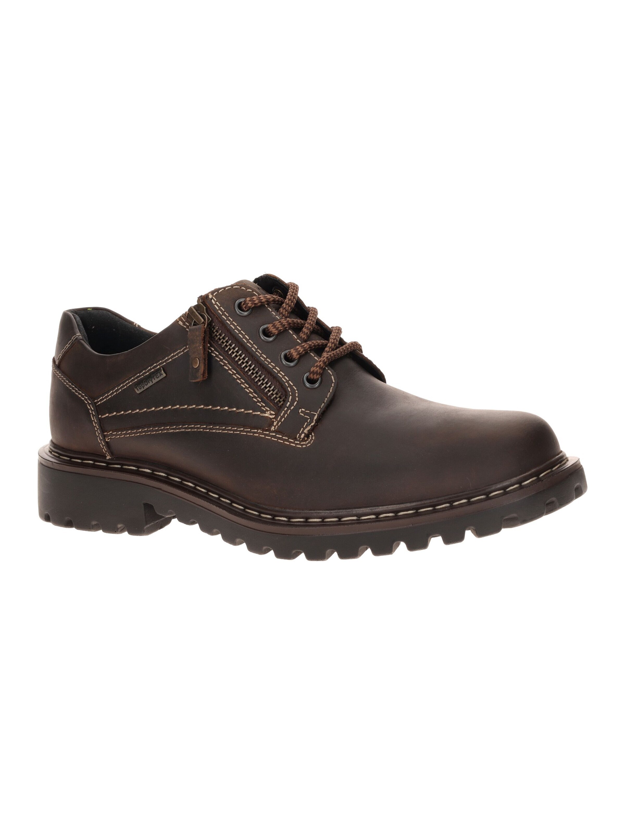 JOSEF SEIBEL Lace-Up Shoes 'Josef Seibel Schuhe Chance 45 braun Waterproof' in Brown: front