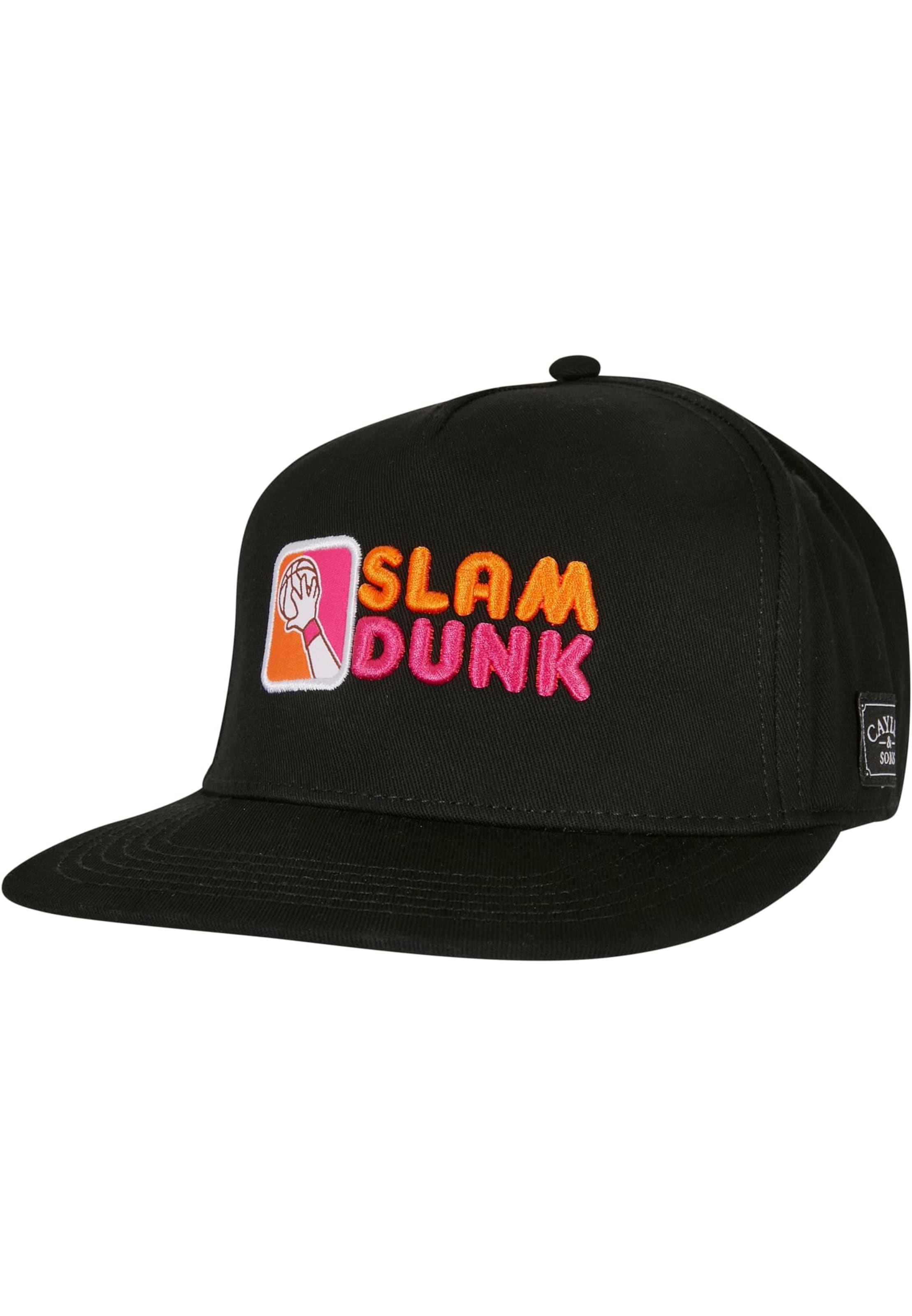 Cayler & Sons Czapka z daszkiem 'Slam Dunk' w kolorze czarny