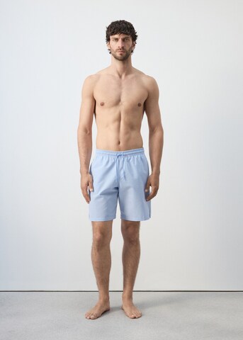 MANGO MAN Badeshorts 'Seer' in Blau