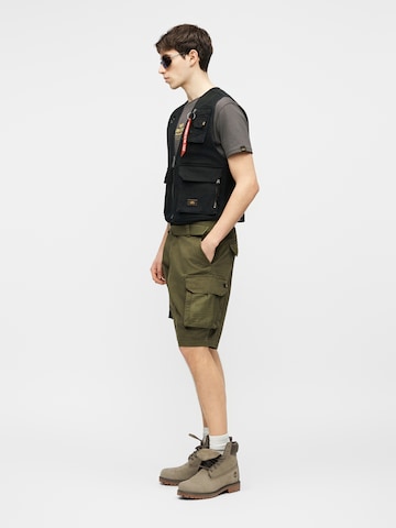 ALPHA INDUSTRIES Weste in Schwarz