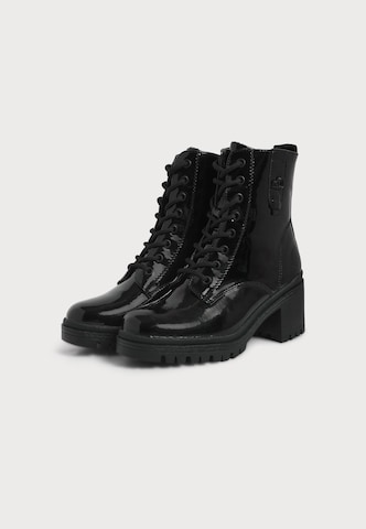 s.Oliver Lace-Up Ankle Boots in Black