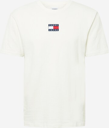 T-Shirt Tommy Jeans en beige : devant