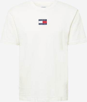 Tricou de la Tommy Jeans pe bej: față