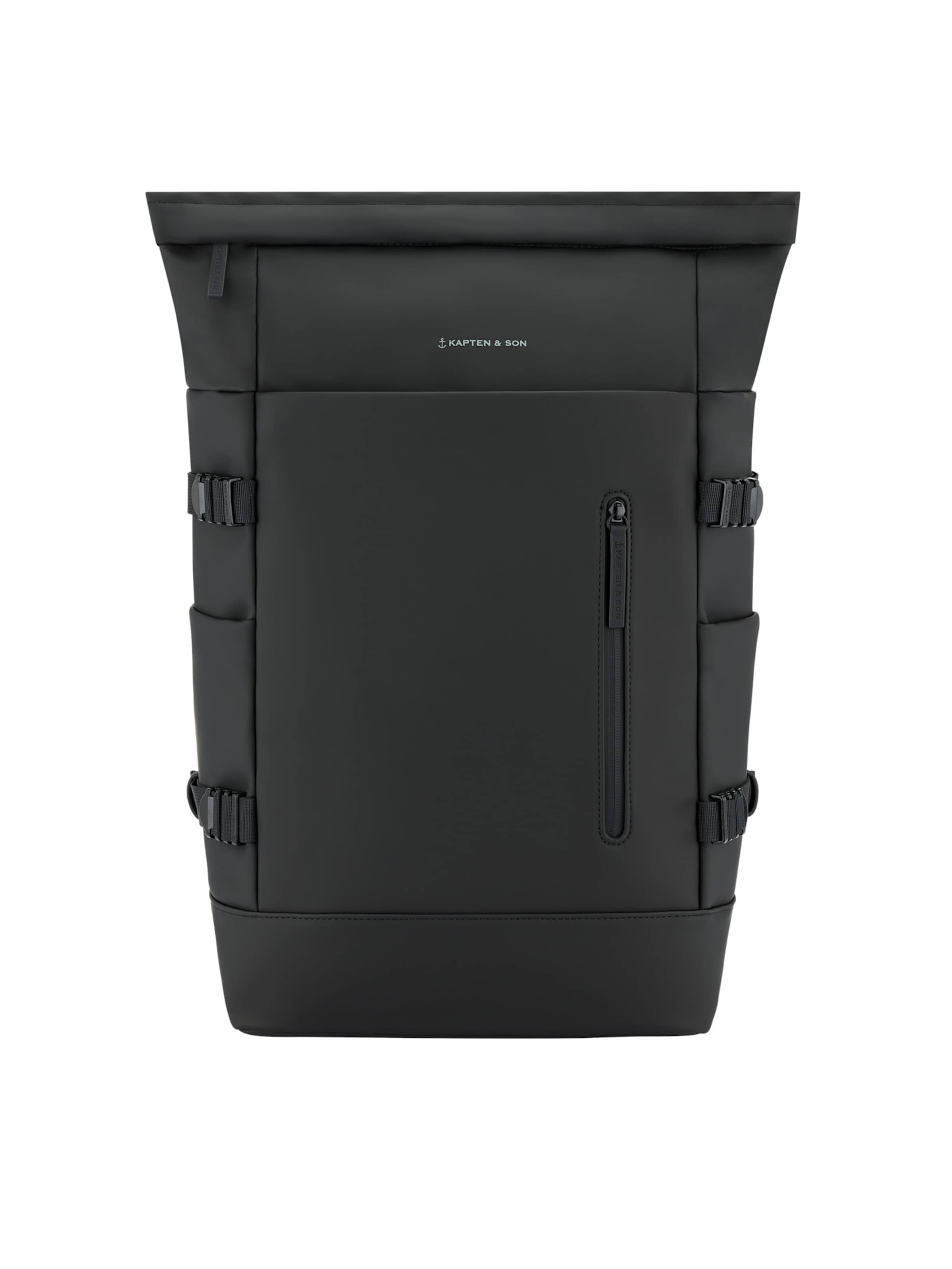 Kapten & Son Rucksack 'Helsinki Pro'‌‌‌‌‌‌‌‌‌‌ in Schwarz
