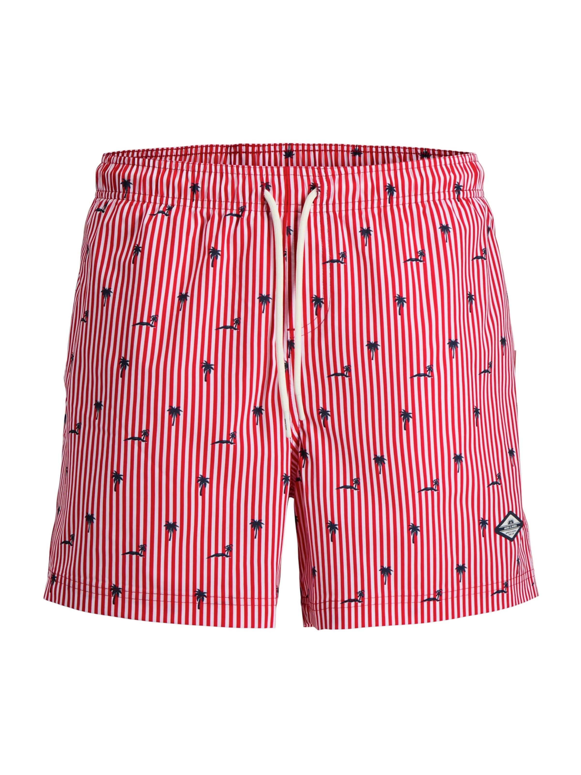 JACK & JONES - Bermudas 'JPSTMAUI BREEZE' en rojo: frente