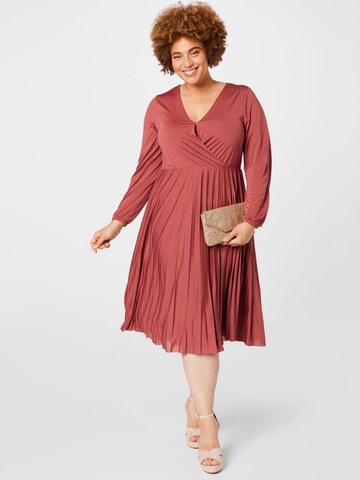 ABOUT YOU Curvy Jurk 'Dana' in Rood