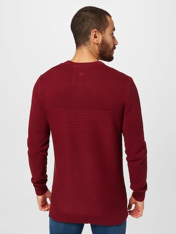 TOM TAILOR Sweater in Red