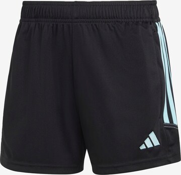 ADIDAS PERFORMANCE Regular Workout Pants 'Tiro 23' in Black: front