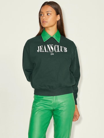 JJXX Sweatshirt 'Beatrice' i grön: framsida