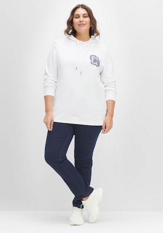 Sweat-shirt SHEEGO en blanc