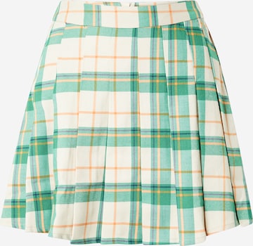 Nasty Gal Skirt in Green: front