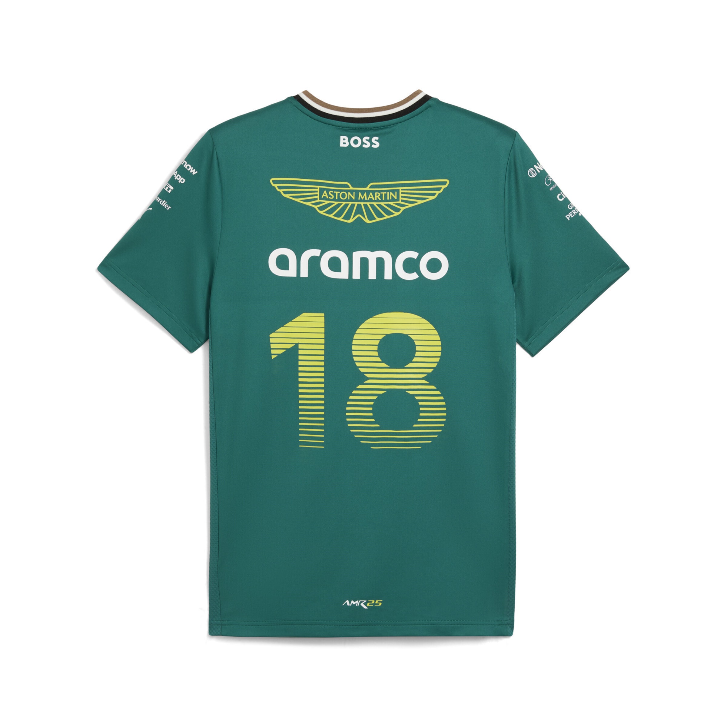 PUMA Functioneel shirt 'MARTIN ARAMCO F1® TEAM Replica' in Groen