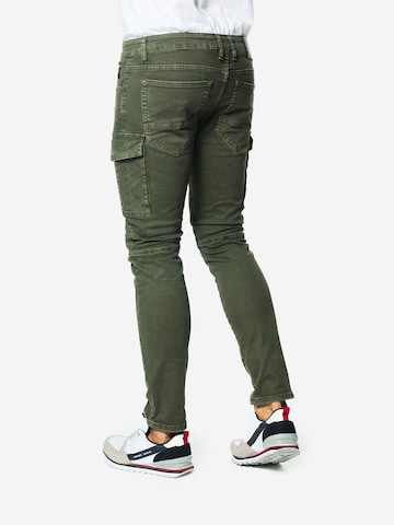 KOROSHI Slimfit Τζιν cargo σε πράσινο