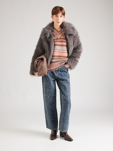 Monki Oversized sweater in Orange