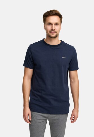 T-Shirt 'JFCayson' JEFF en bleu : devant
