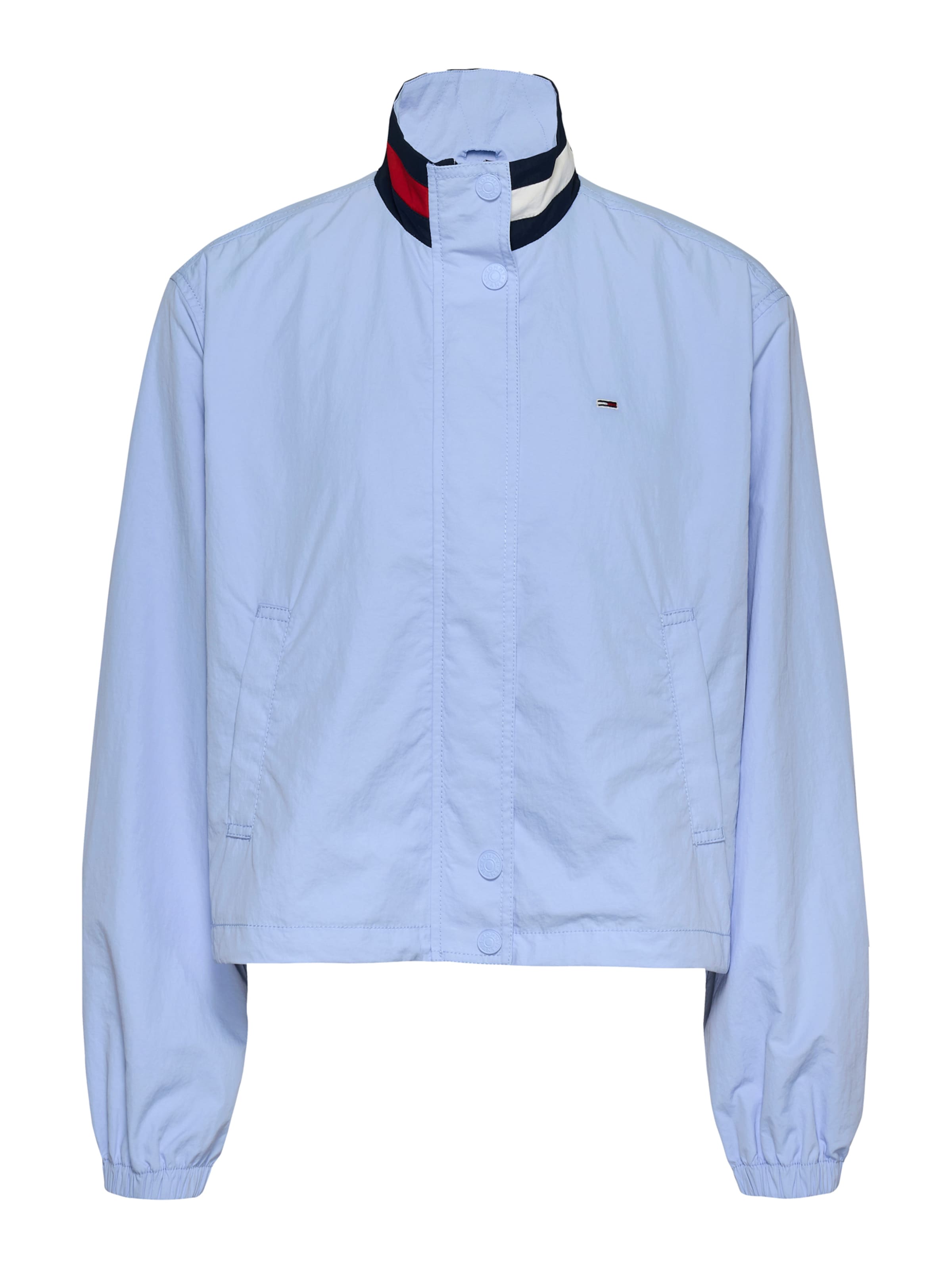 Tommy Jeans Prechodná bunda 'Essential' - Modrá: predná strana