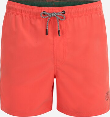 JACK & JONES - Calções de banho 'Fiji' em laranja: frente