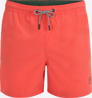 JACK & JONES - Calções de banho 'Fiji' em laranja: frente