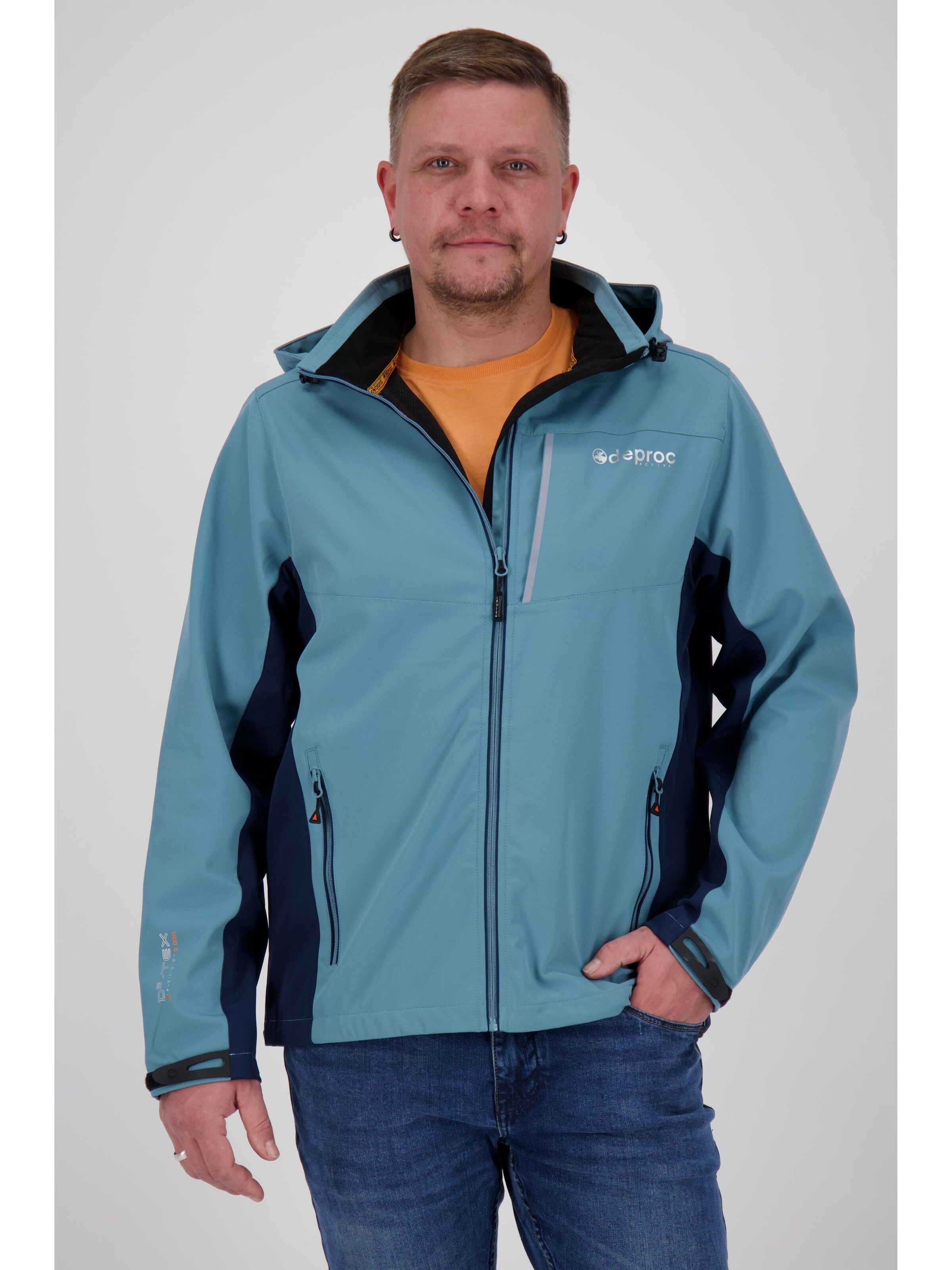 deproc Übergangsjacke 'NUNAVUT MEN'‌‌‌‌‌‌‌‌‌ in Blau: Vorderseite