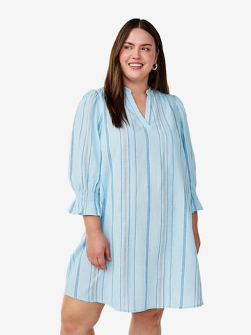 ZizziKošulja haljina 'EMILIO' - plava boja: prednji dio