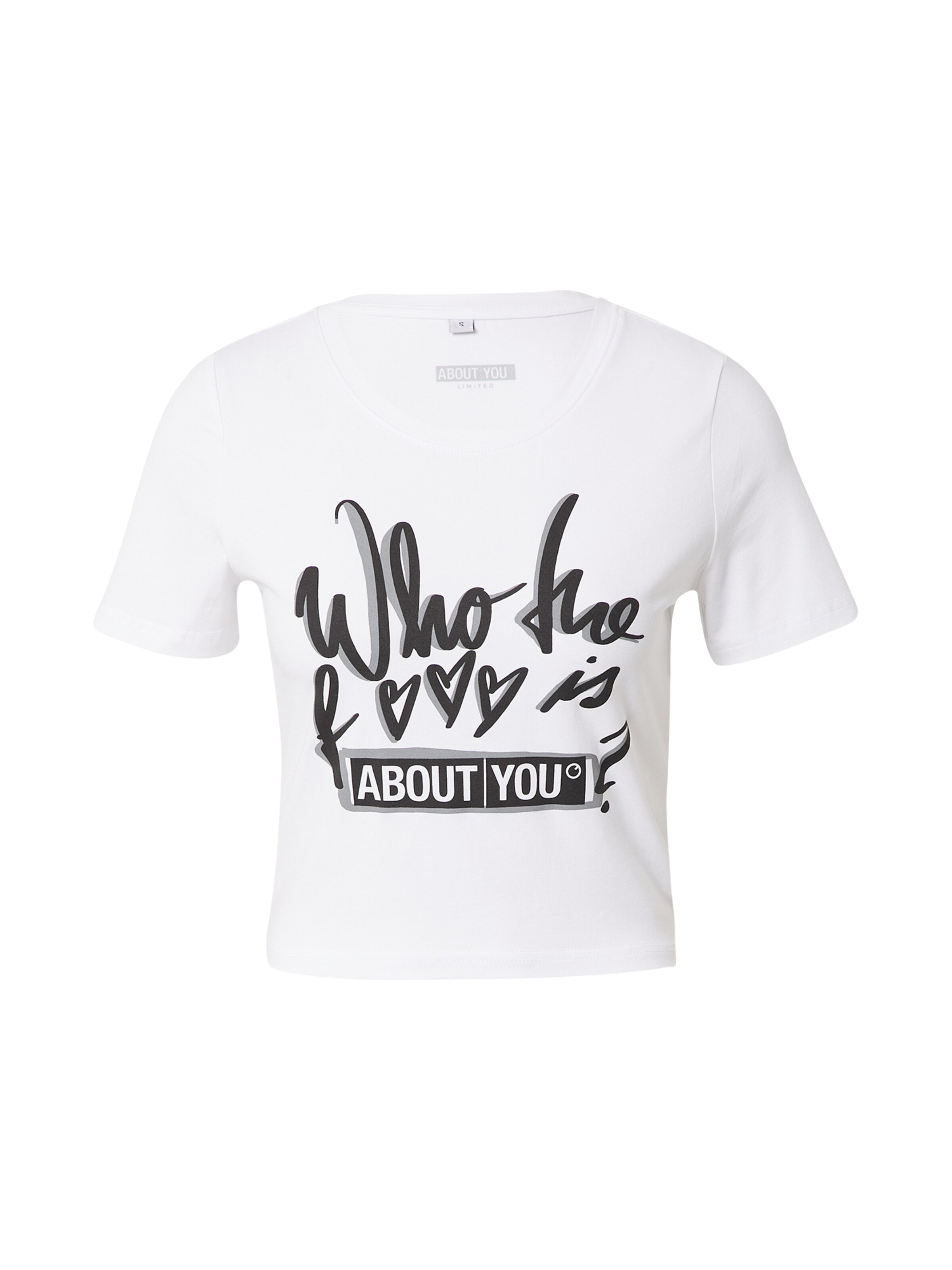 ABOUT YOU Limited Shirt 'Mira' in White: front