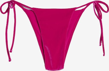 Bershka Bikini Bottoms in Pink: front