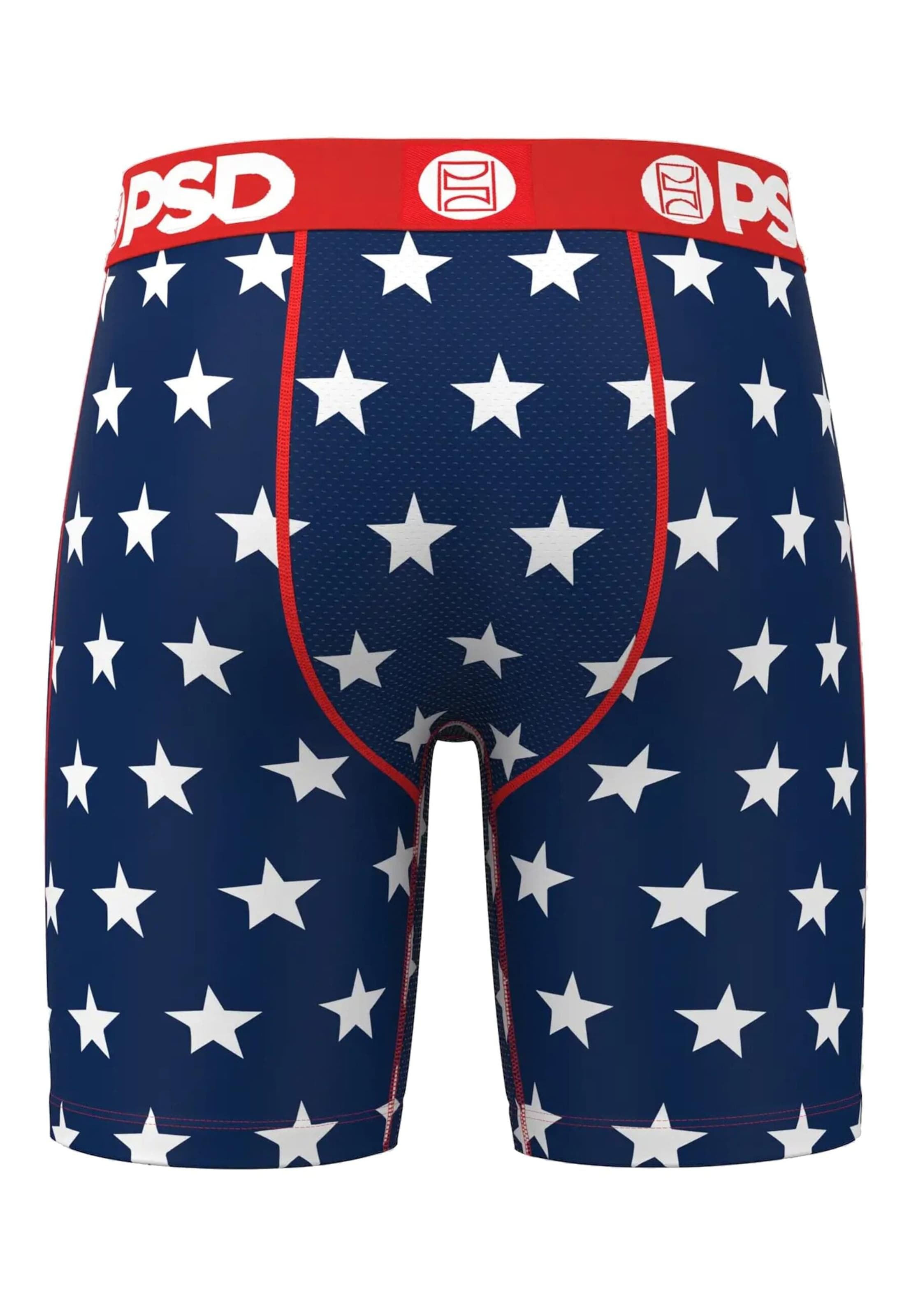 PSD Boxershorts 'STAR SPANGLE' in Blau