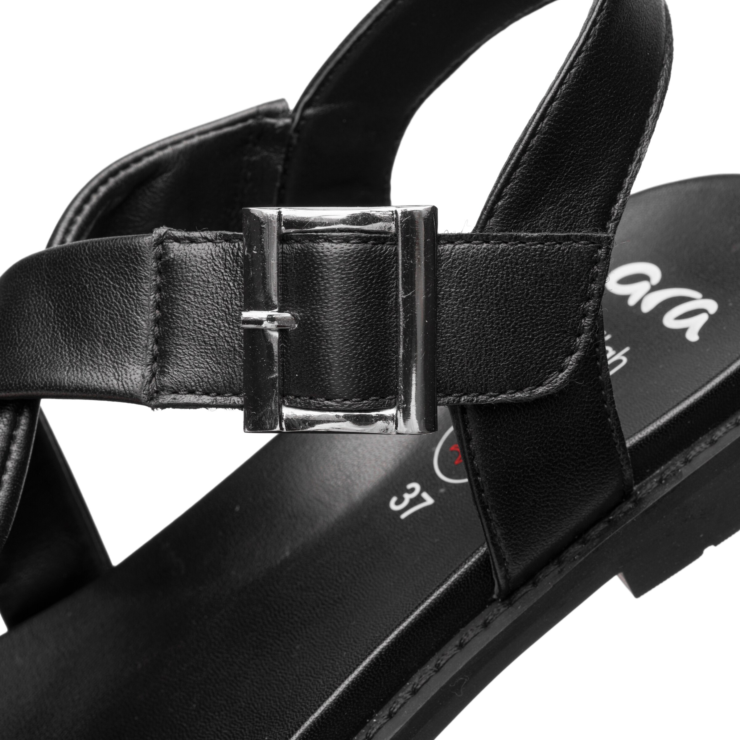 ARA Strap Sandals in Black