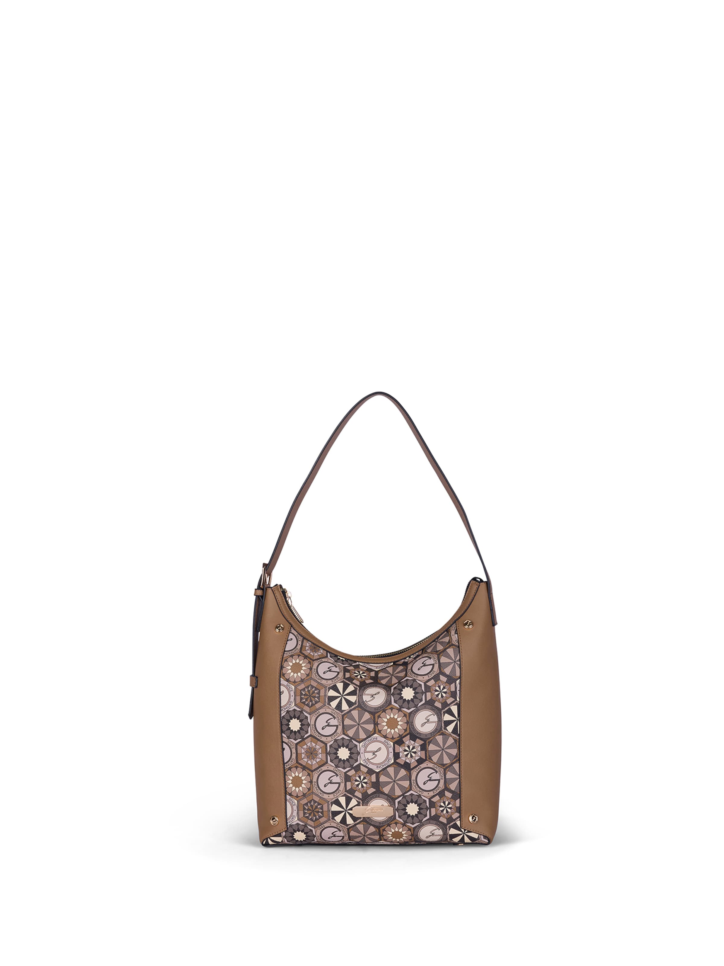 Gattinoni Schultertasche in Braun: Vorderseite