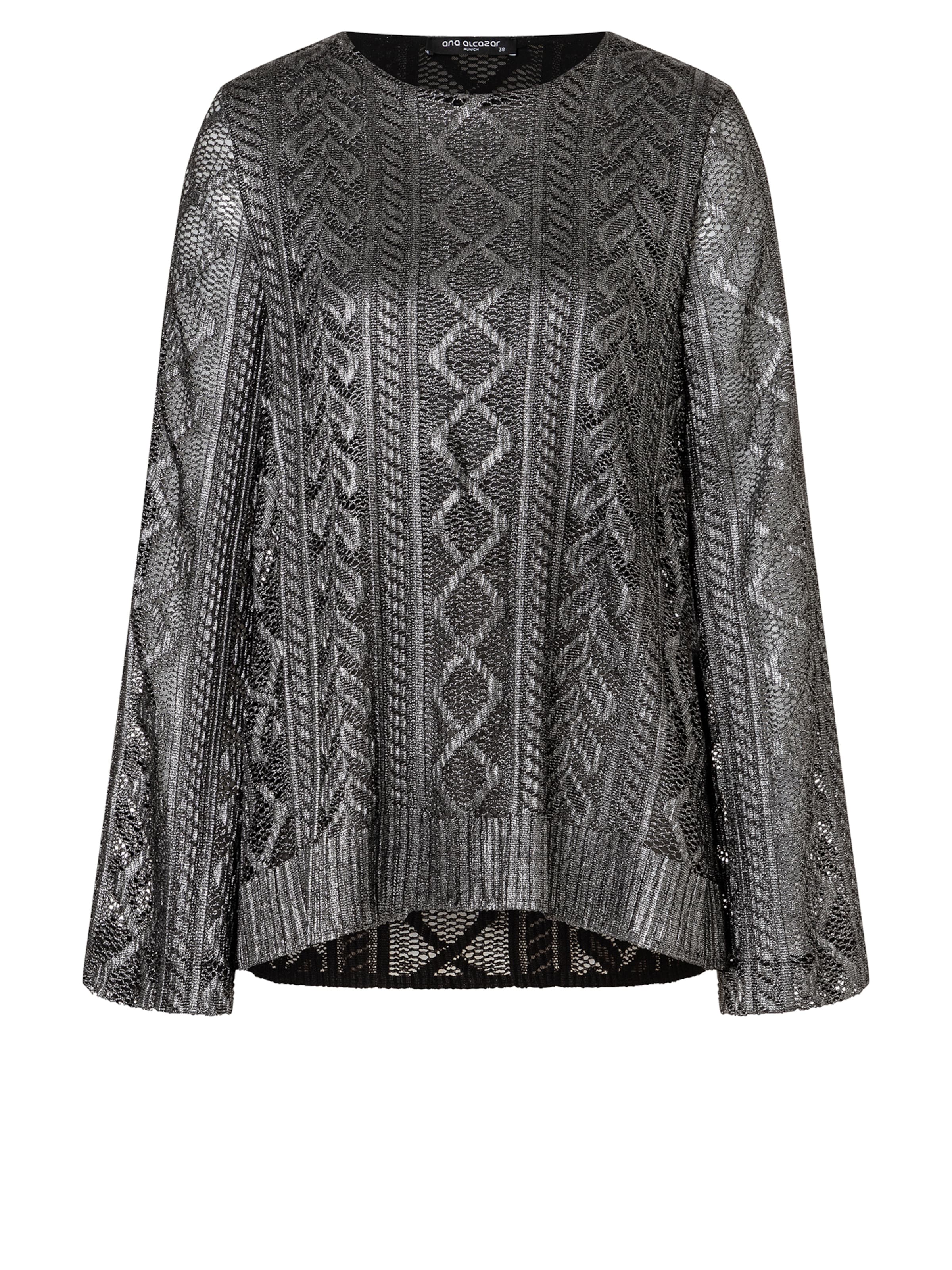 Ana Alcazar Blouse ' Ablisa ' in de kleur Antraciet, Productweergave