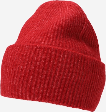 Samsøe Samsøe Czapka w kolorze czerwony: przód