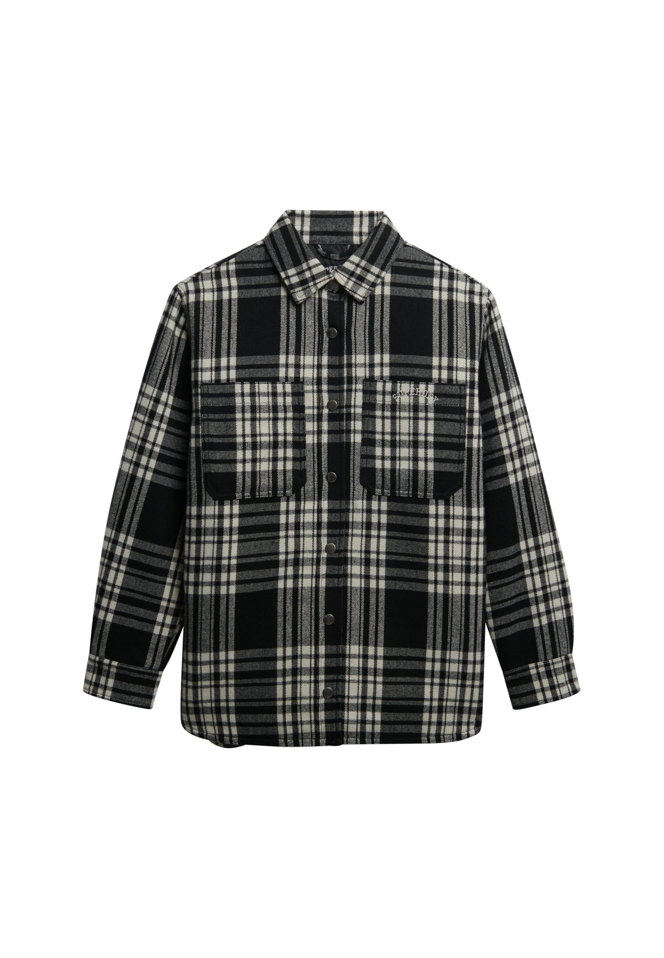 Superdry Blouse in Zwart: voorkant