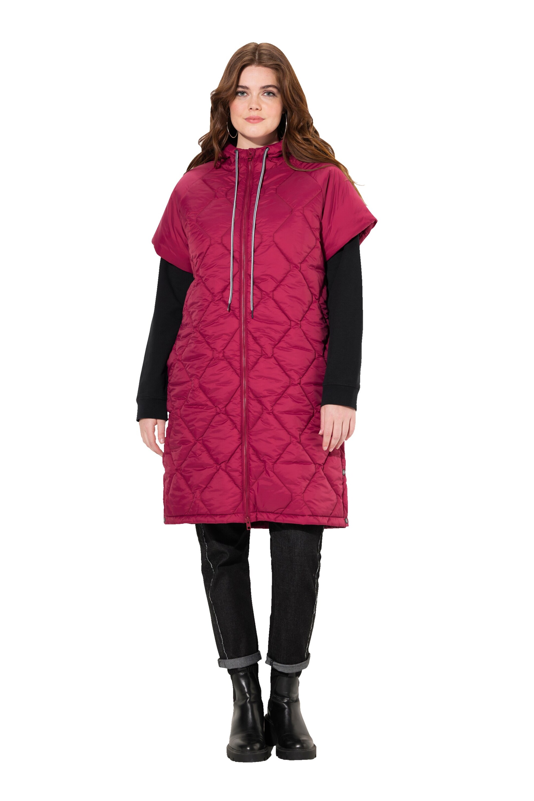 Ulla Popken Weste in Pink