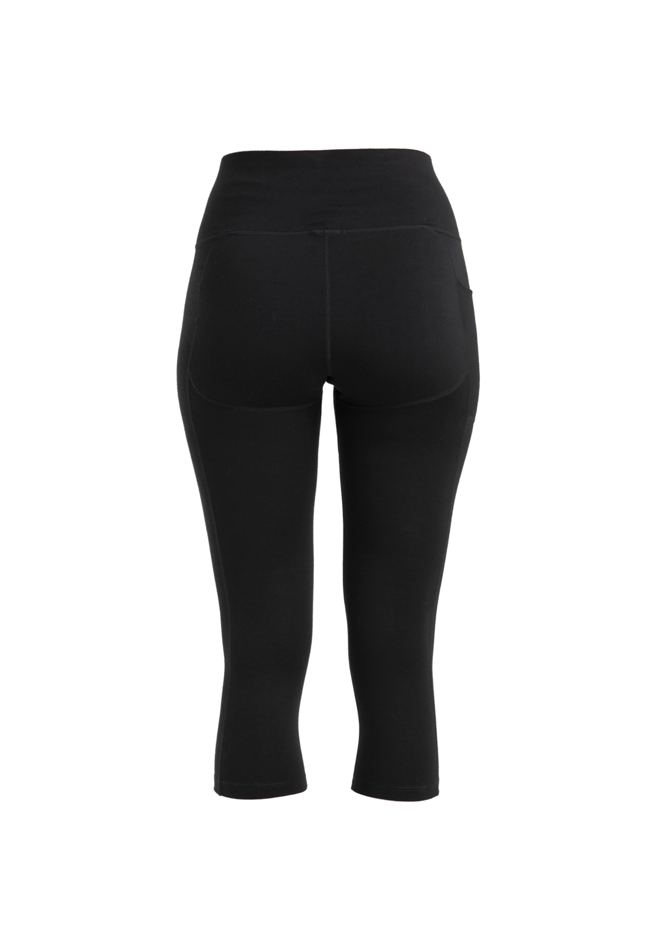 melns ICEBREAKER Šaurs Sporta bikses 'Fastray II'